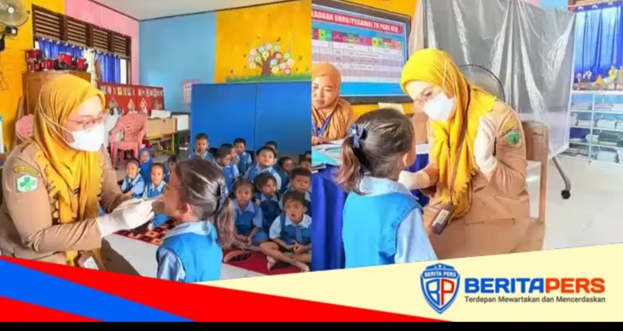 Puskesmas Lanrisang Laksanakan Cek Kesehatan Gigi di Sekolah TK PGRI Ulo