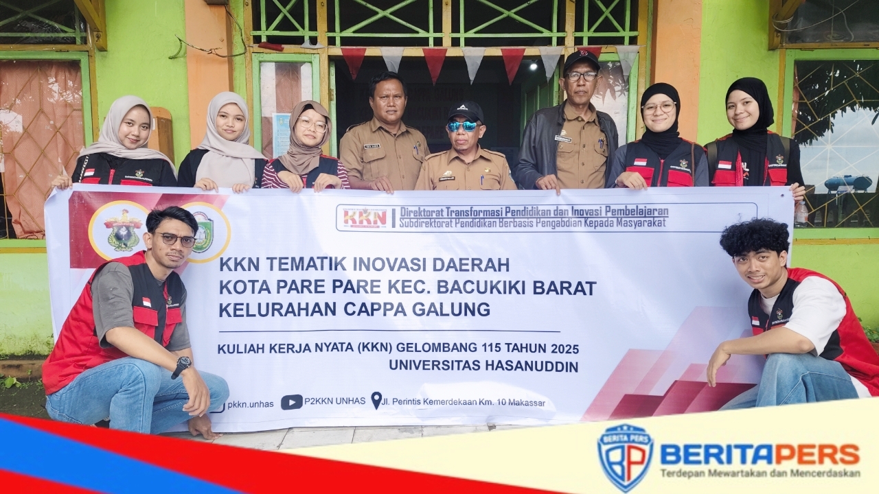 Lurah Cappa Galung Resmi Terima Mahasiswa KKN Gelombang ke-115 Unhas Makassar