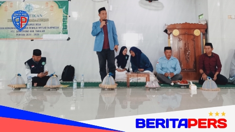 DPDes BKPRMI se Kecamatan Sanrobone Lantik Pengurus Remaja Mesjid, Ketum DPD Takalar Hadir Beri Support
