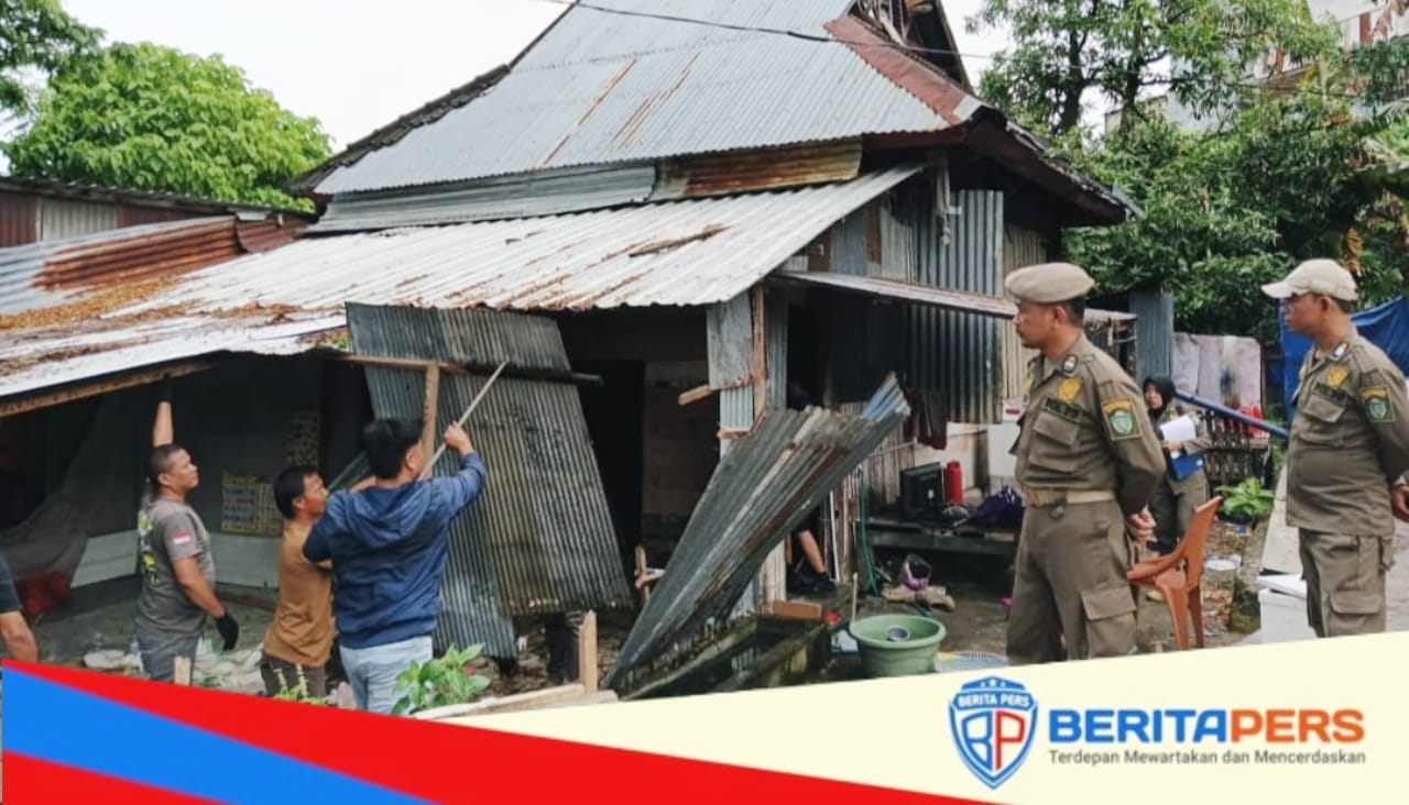 Satpol PP Parepare Tertibkan Aset Eks Pasar Seni Mattirotasi Berjalan Aman dan Kondusif