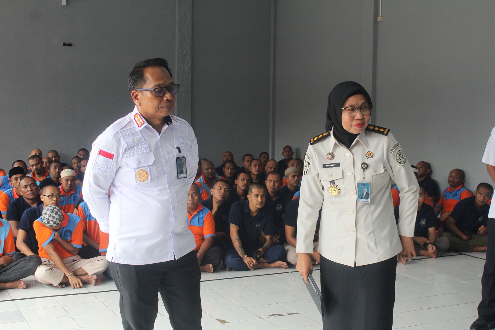 Perkuat Komitmen Bebas Narkoba, Lapas Narkotika Sungguminasa Terima Kunjungan Kanwil Ditjenpas