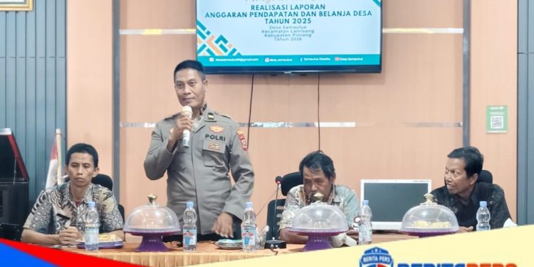Kapol Subsektor Lanrisang Hadiri RKPDes 2026 Desa Samaulue, Sekaligus Perkenalkan Diri kepada Warga