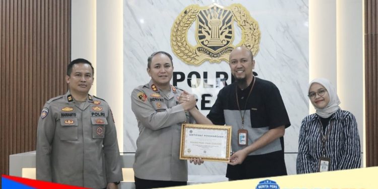 Polres Parepare Raih Penghargaan Nilai IKPA Tertinggi Semester II TA 2025, Terbaik Pertama