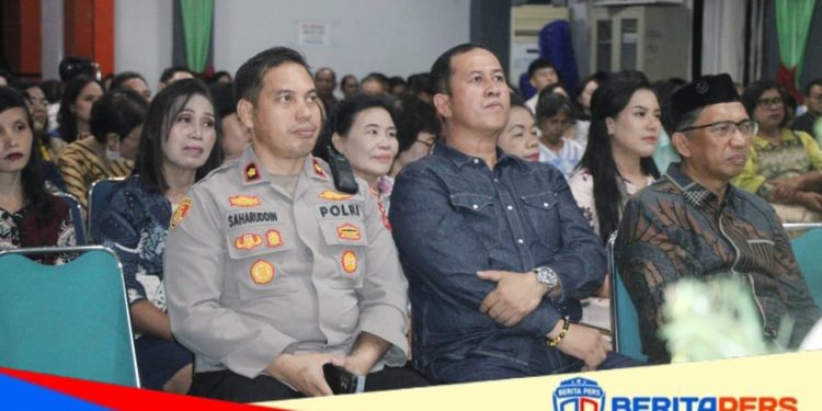 Waka Polres Parepare Hadiri Ibadah Natal Perdana DPP Masyarakat Kawanua Sehati