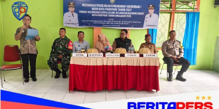 Musrenbang RKPD 2027 Tingkat Kelurahan Cappa Galung Bahas Infrastruktur, SDM, dan Pencegahan Stunting