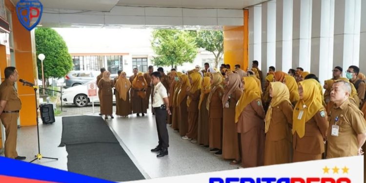 Apel Pagi RSUD Andi Makkasau Fokuskan Tertib Data Kepegawaian dan Kualitas Pelayanan