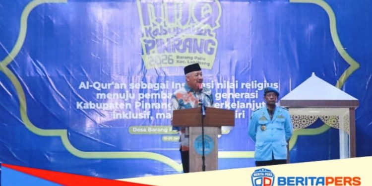 MTQ ke-34 Tingkat Kabupaten Pinrang Resmi Dibuka, 12 Kafilah Berlomba di Lanrisang