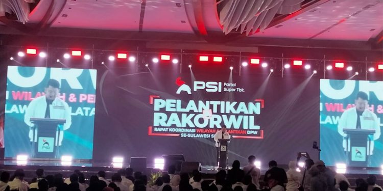 Kaesang Pangarep Lantik Muhammad Gandi Rusdi Nahkodai PSI Sulsel