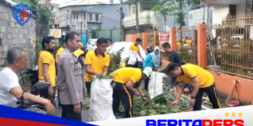 Polda Sulsel Gelar Aksi “Bersih-Bersih”, Tindak Lanjut Instruksi Presiden Prabowo Untuk Indonesia Asri
