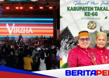 Ribuan Warga Padati Baruga Panrannuangku dalam Hiburan Rakyat Hari Jadi ke-66 Takalar