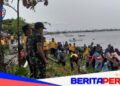 Kerja Bakti Jumat Bersih, TNI-Polri dan Pemkot Parepare Bikin ASRI Pantai Anjungan Cempae