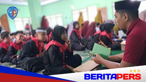 110 Santri TPA Se-Kecamatan Patimpeng Diwisuda di Masjid An-Nur