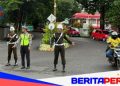 Pelayanan Pagi Sat Lantas Jelang Ramadhan, Pengendalian Arus Lalin Demi Keselamatan Pengguna Jalan