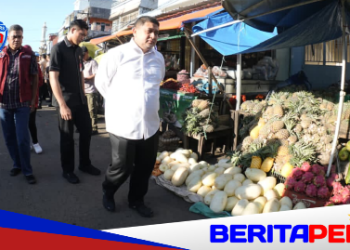 Walikota Munafri Bersama Gubernur Sulsel Pantau Harga Pangan di Pasar Terong