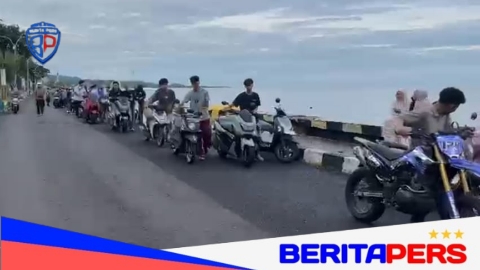 Polisi Geruduk Balapan Liar, 30 Sepeda Motor di Parepare Berhasil Diamankan