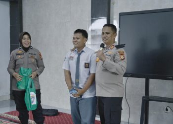 Cegah Bullying Sejak Dini, Satbinmas Polres Gowa Edukasi Pelajar SMA Negeri 19 Gowa