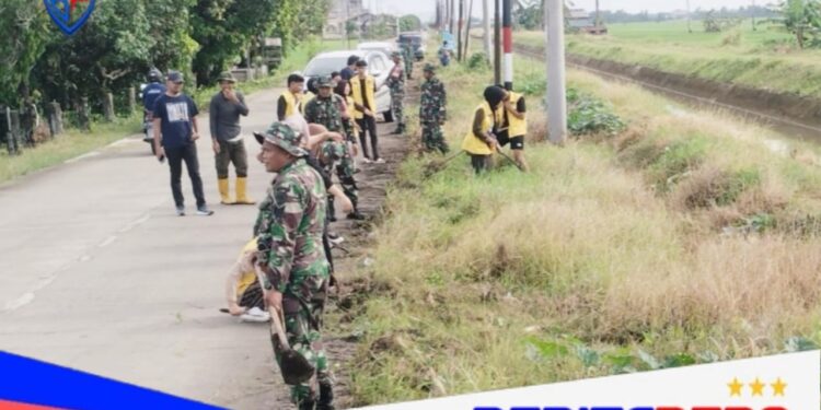 Sinergi Forkopimca TNI Polri dan Mahasiswa KKN Bangun Kepedulian Lingkungan