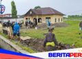 Pembangunan Pondasi Pagar Kantor Polsubsektor Lanrisang Libatkan Partisipasi Warga