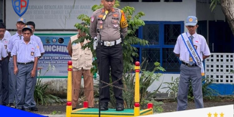 Satlantas Polres Parepare Gelar Police Goes to School Edukasi Keselamatan Berkendara Pelajar