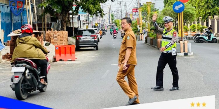 Operasi Keselamatan 2026, Penggelaran Personil Sat Lantas Beri Perlindungan Bagi Pejalan Kaki