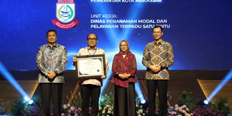 DPM-PTSP Makassar Ukir Sejarah, Raih WBK dari Menteri PANRB