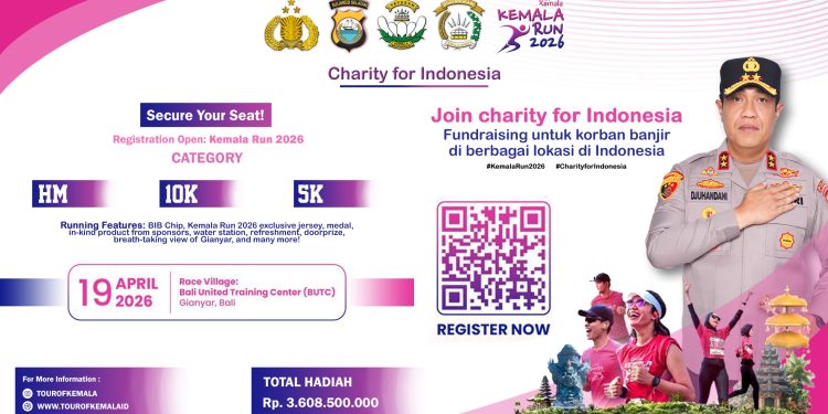 Polda Sulsel Siap Ikuti Seluruh Kategori Event Kemala Run 2026 di Bali, Ini Kategorinya!