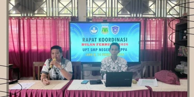 Rapat Koordinasi 2026, UPT SMPN 3 Suppa Perkuat Sinergi dan Kinerja Satuan Pendidikan
