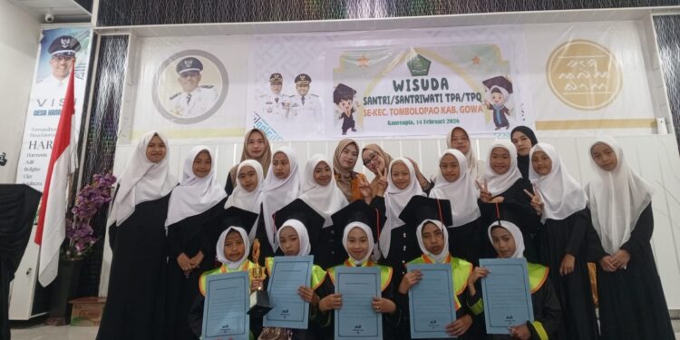 Bolaromang Kembali Cetak Generasi Emas, Santri TPQ Wihdatul Ansar Raih Predikat Wisudawan Terbaik Se-Kecamatan Tombolopao