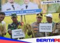 Dukung Ketahanan Pangan, Wakapolres Parepare Hadiri Pesta Panen di Wattang Bacukiki