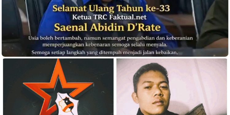 Rahim Kabiro Media Binkari Gowa Sampaikan Ucapan Selamat Ulang Tahun Pimpinan Redaksi Faktual.net