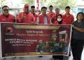 PDIP Makassar Bagikan 200 Voucher BBM untuk Ojol dan Bentor
