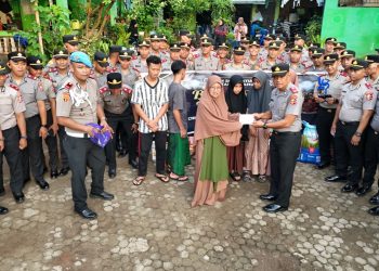 SIP Angkatan 55 Resimen Desaka Dhira Pradhipa Polda Sulsel Laksanakan Bakti Sosial di Panti Asuhan An-Nashar Makassar