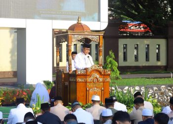 Sholat Idul Fitri 1447 H di Mapolda Sulsel, Wujud Kebersamaan Polri dan Masyarakat