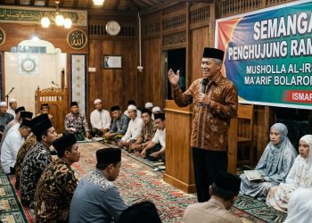 Semangat Ibadah di Penghujung Ramadhan: Ismarianto S.Pd Motivasi Jamaah Musholla Al-Irsyad Ma’arif