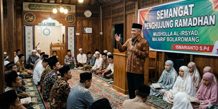 Semangat Ibadah di Penghujung Ramadhan: Ismarianto S.Pd Motivasi Jamaah Musholla Al-Irsyad Ma’arif