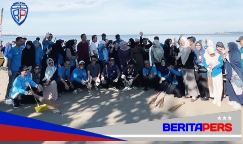 RSUD Andi Makkasau Bersama ASN dan TNI-Polri Laksanakan Kerja Bakti di Pesisir Pantaiku Parepare