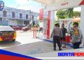 Patroli Polsek Soreang Pantau Aktivitas SPBU, Pastikan Situasi Tetap Kondusif Pasca Isu Kenaikan BBM
