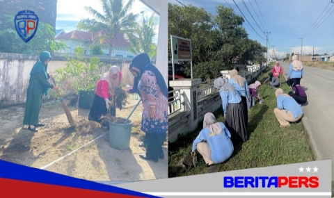 Gerakan Jumat Bersih Puskesmas Lanrisang Dukung Program Indonesia Asri dan Perkuat Budaya Hidup Sehat