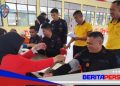 Sinergi Posyandu Batalyon B Pelopor dan Puskesmas Lumpue, Cek Kesehatan Personel dan Balita