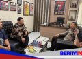 Pererat Sinergitas, Danyon B Pelopor Terima Kunjungan Kepala KPP Pratama Parepare