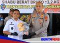 polres Pinrang Musnahkan Sabu 3,2 Kg, Tegaskan Komitmen Berantas Narkotika