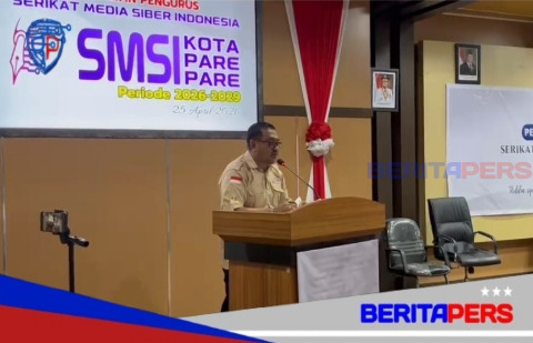 Pelantikan SMSI Parepare Berlangsung Khidmat, Ketua Tegaskan Komitmen Kemandirian dan Kemitraan Strategis