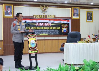 Kapolda Sulsel Kunjungi Polres Bone, Tekankan Disiplin, Integritas, dan Pelayanan Prima