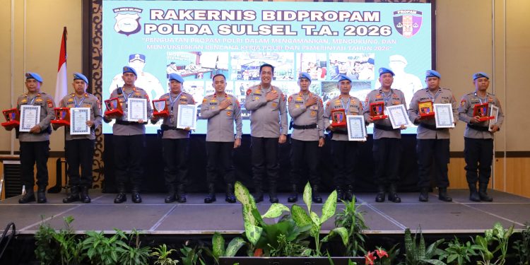 Perkuat Pengawasan Internal, Kapolda Sulsel Buka Rakernis Bidpropam 2026