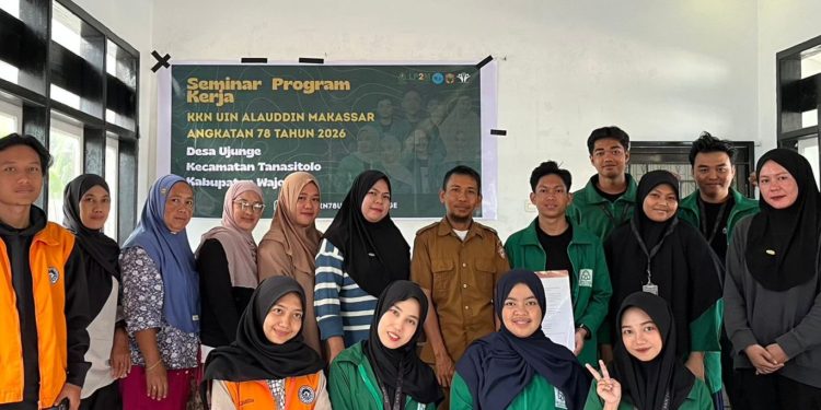 Mahasiswa KKN 78 UINAM Gelar Seminar Program Kerja di Desa Ujunge