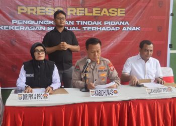 Ditres PPA dan PPO Polda Sulsel Gelar Konferensi Pers, Tiga Pelaku Kekerasan Seksual terhadap Anak Diamankan