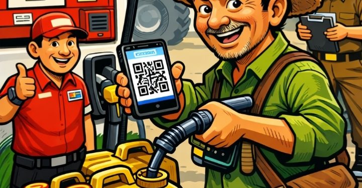 Petani Maros Gunakan Teknologi Digital, Distribusi BBM Subsidi