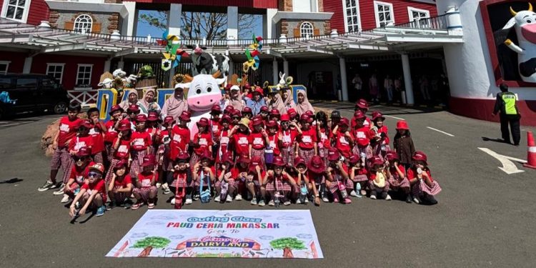 Tanamkan Cinta Lingkungan, TK PAUD Ceria Gelar “Nature Exploration” di Cimory