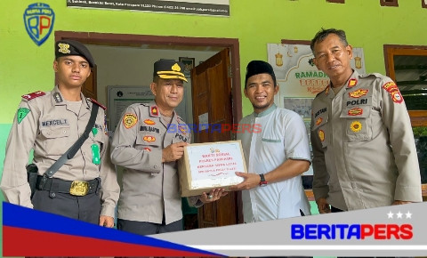 Bentuk Karakter Humanis, Polres Parepare Gelar Bakti Sosial dan Anjangsana Bersama Siswa Latja SPN Batua