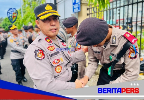 Penutupan Latja Diktukba Polri, Waka Polres Parepare Lepas 75 Siswa Kembali ke SPN Batua